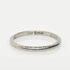Platinum Vintage Chevron Wedding Band Dated 1929