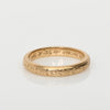 Vintage Orange Blossom Personalized 14K Yellow Gold Wedding Band