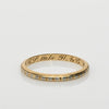 Vintage 18K Yellow Gold Engraved Wedding Band Dated 1940