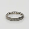 Vintage Diamond and Milgrain Wedding Band