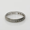 Vintage Diamond and Milgrain Wedding Band