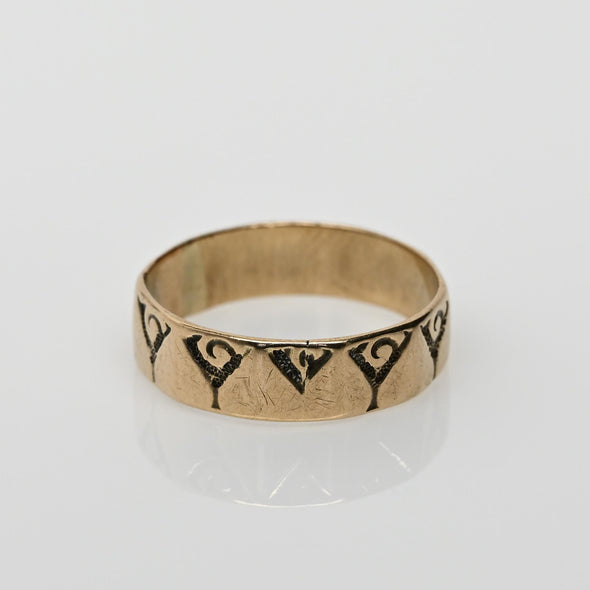 Victorian 10K Gold Band