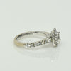 Neil Lane 1.3ct Cushion Cut Diamond 14k White Gold Halo Engagement Ring