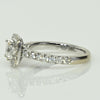Neil Lane 1.3ct Cushion Cut Diamond 14k White Gold Halo Engagement Ring