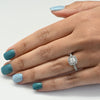 Neil Lane 1.3ct Cushion Cut Diamond 14k White Gold Halo Engagement Ring