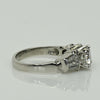 1.93ctw Asscher Cut G VS1 Diamond Platinum Baguette Engagement Ring w GIA
