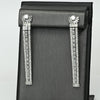 Art Deco 3.15ctw Round and Baguette Diamond Platinum Long Dangle Earrings