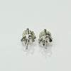 1.2ctw Round Brilliant J VS Diamond Martini Stud 14k White Gold Earrings