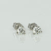 0.80ctw Round Brilliant J I1 Diamond Martini Stud 14k White Gold Earrings