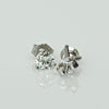 0.80ctw Round Brilliant J I1 Diamond Martini Stud 14k White Gold Earrings