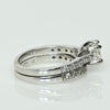Princess Cut 0.50ct F VVS GIA Diamond Engagement Ring 14k White Gold Wedding Set