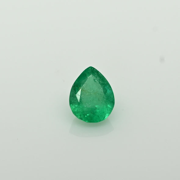 3.41 ct Pear Cut Loose Emerald