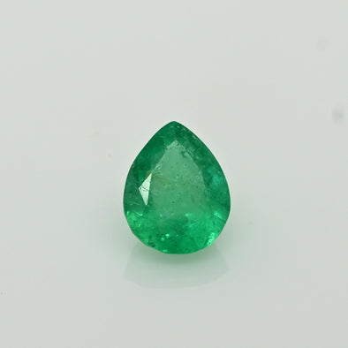 3.41 ct Pear Cut Loose Emerald