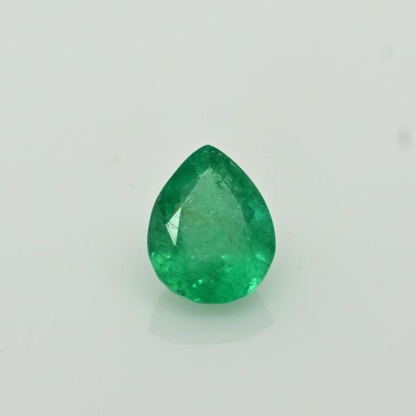 3.41 ct Pear Cut Loose Emerald