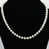 6.5mm Cultured Pearl Necklace w 14k Gold Clasp