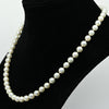 6.5mm Cultured Pearl Necklace w 14k Gold Clasp