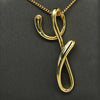 Elsa Peretti for Tiffany & Co. Alphabet Letter 18K Gold Initial "Y" Pendant