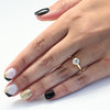 Antique 1.26 G VS Old European Cut Diamond Yellow Gold Solitaire Engagement Ring