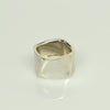 Tiffany & Co. Frank Gehry Wide Torque Square Band Sterling Silver Ring Size 5