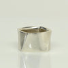 Tiffany & Co. Frank Gehry Wide Torque Square Band Sterling Silver Ring Size 5
