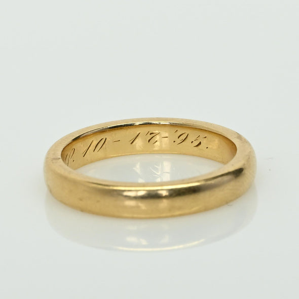 Dated 1895 Victorian Personalized Band