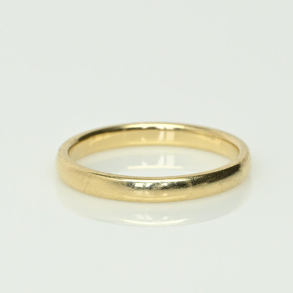 Albion Craft Co 9k Yellow Gold Band 1949 London UK