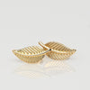 Gold Leaf 14k Stud Earrings