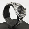 Rolex Lady Date 69190 Slate Tapestry Dial Engine Turned Steel Vintage Watch 1986