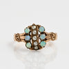 Victorian Opal & Seed Pearl Gold Ring