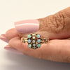 Victorian Opal & Seed Pearl Gold Ring