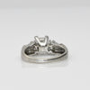 1.83ctw Princess Cut Diamond Platinum Engagement Ring w IGI