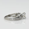 1.83ctw Princess Cut Diamond Platinum Engagement Ring w IGI