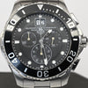 TAG Heuer CAN1010 Aquaracer Quartz Chronograph Stainless Black Watch Full Set