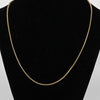 Franco Link 19" 14k Yellow Gold Chain Necklace