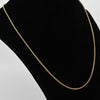 Franco Link 19" 14k Yellow Gold Chain Necklace