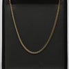 Franco Link 19" 14k Yellow Gold Chain Necklace