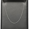 Rope Link 18" 14k White Gold Chain Necklace