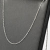 Rope Link 18" 14k White Gold Chain Necklace