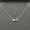 Rope Link 18" 14k White Gold Chain Necklace