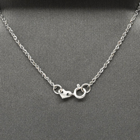Rope Link 18" 14k White Gold Chain Necklace