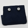 New 1.02ctw Round Diamond EF VS Lab Grown IGI 14k Yellow Gold Stud Earrings