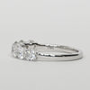 New 1.10ctw Round Diamond 7 Stone EF VS Lab Grown 14k White Gold Ring w IGI