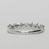 New 1.10ctw Round Diamond 7 Stone EF VS Lab Grown 14k White Gold Ring w IGI