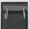 New 2.05ctw Diamond F VS Lab Grown IGI 14k White Gold Inside Out Hoop Earrings