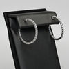 New 2.05ctw Diamond F VS Lab Grown IGI 14k White Gold Inside Out Hoop Earrings