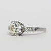 Art Deco 1.91ctw Old European Cut Diamond Platinum Engagement Ring w GIA