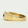 Ruby & Diamond 14k Gold Men's Ring