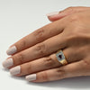 Ruby & Diamond 14k Gold Men's Ring