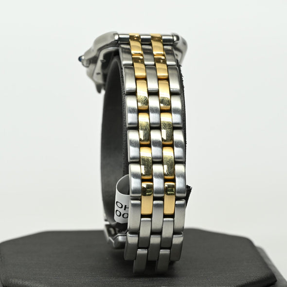 Cartier Panthère 1100 Gold and Stainless Steel Black Dial Watch