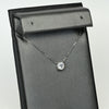 New 1.0ct Round Lab Diamond Round Brilliant Solitaire 14k White Gold Necklace